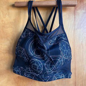 Sweaty Betty reversible high neck sports bra